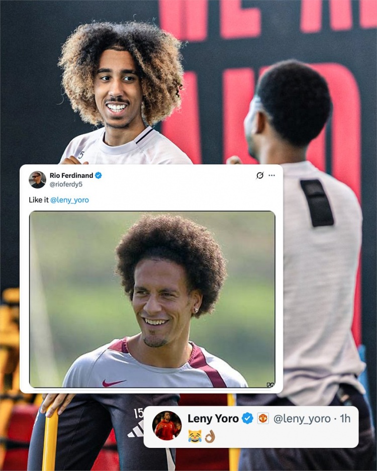 费迪南德社媒晒自己爆炸头照片调侃约罗：喜欢这个发型