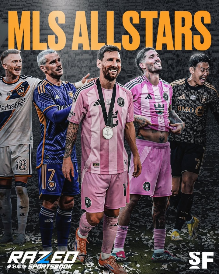 群星云集！美职联球星：梅西领衔，穆勒、孙兴慜、罗伊斯、J罗…