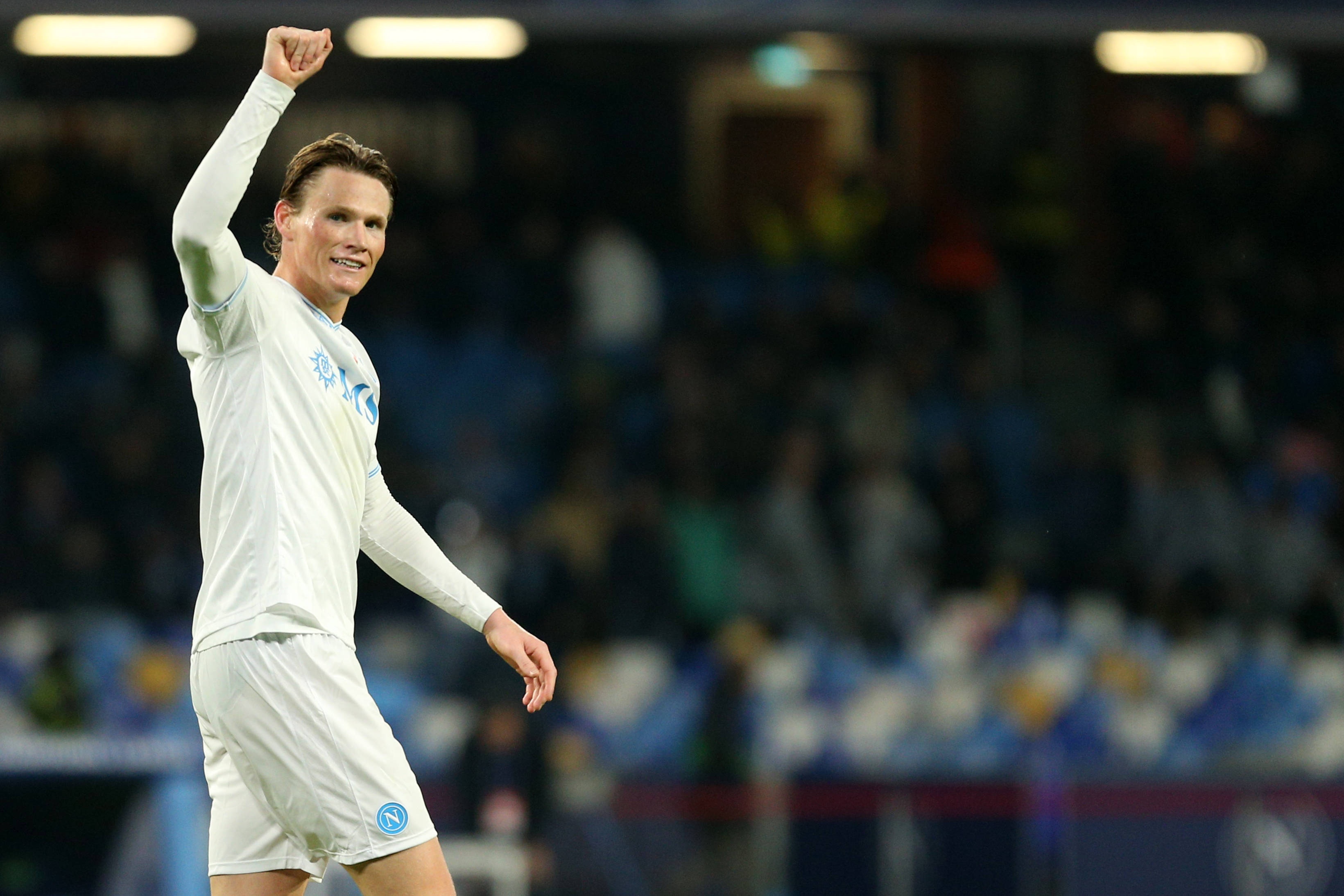 麦克托米奈是那不勒斯二号射手,联赛参与10球占球队总进球22%