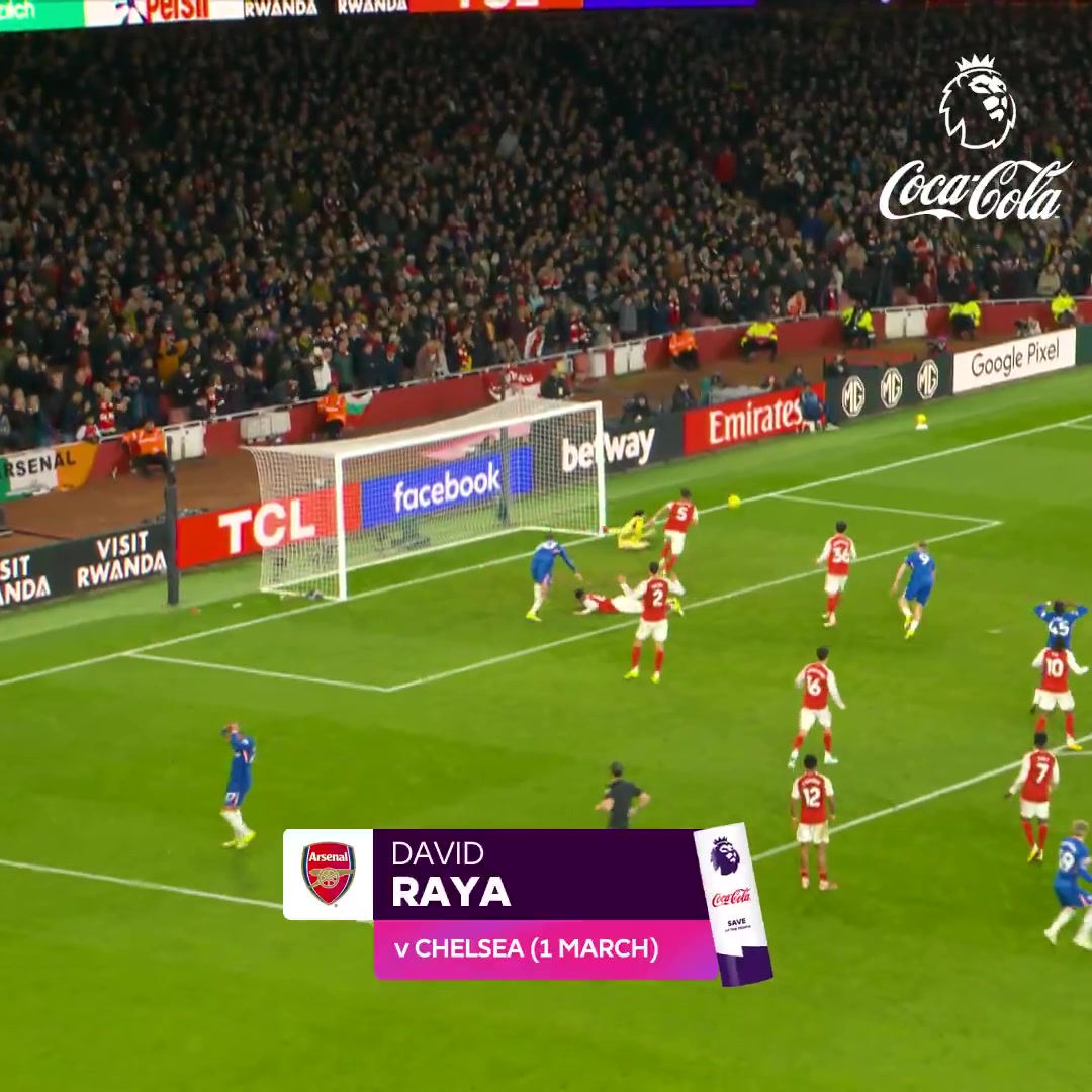 英超3月最佳扑救候选：拉亚、皮克福德、大马丁等球员的扑救入围