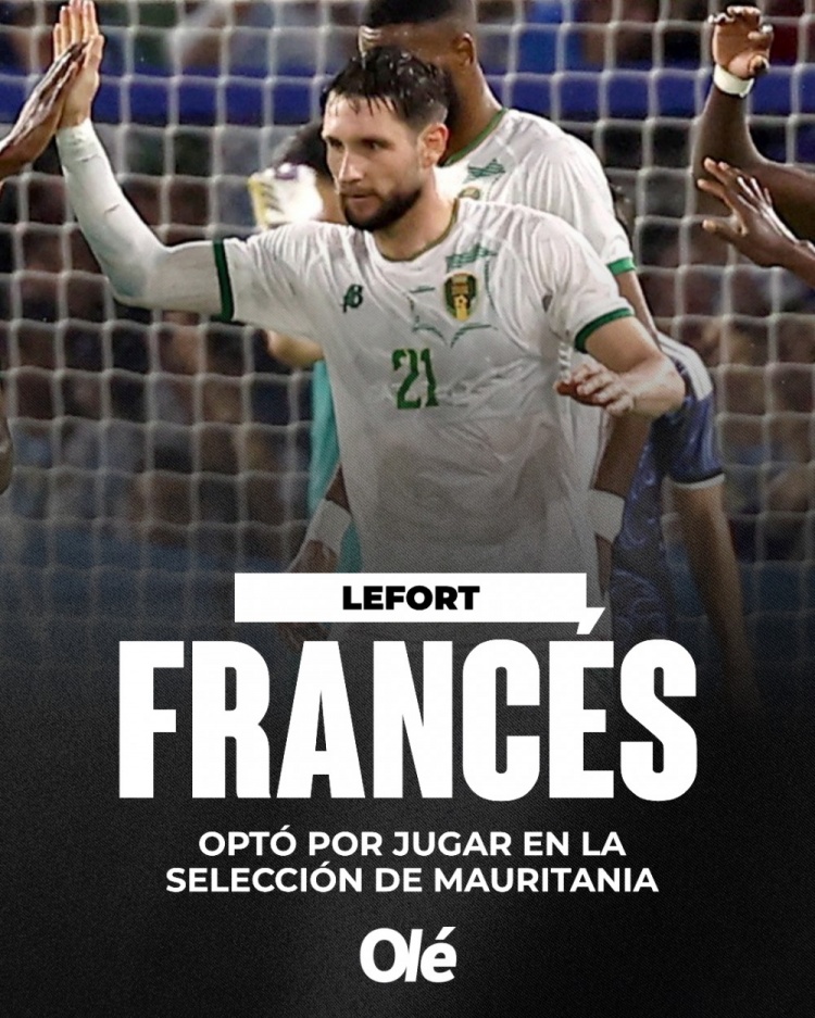 奥莱报:为毛里塔尼亚进球的勒福尔是法国入籍球员,现效力于昂热