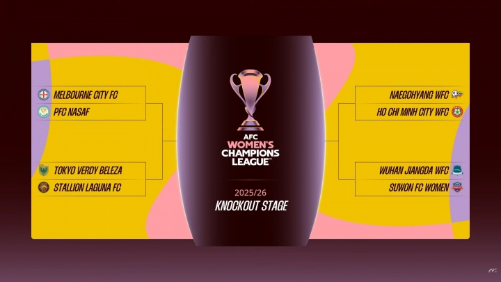 女足亚冠半决赛对阵：朝鲜内古香女足对阵韩国水原FC女足